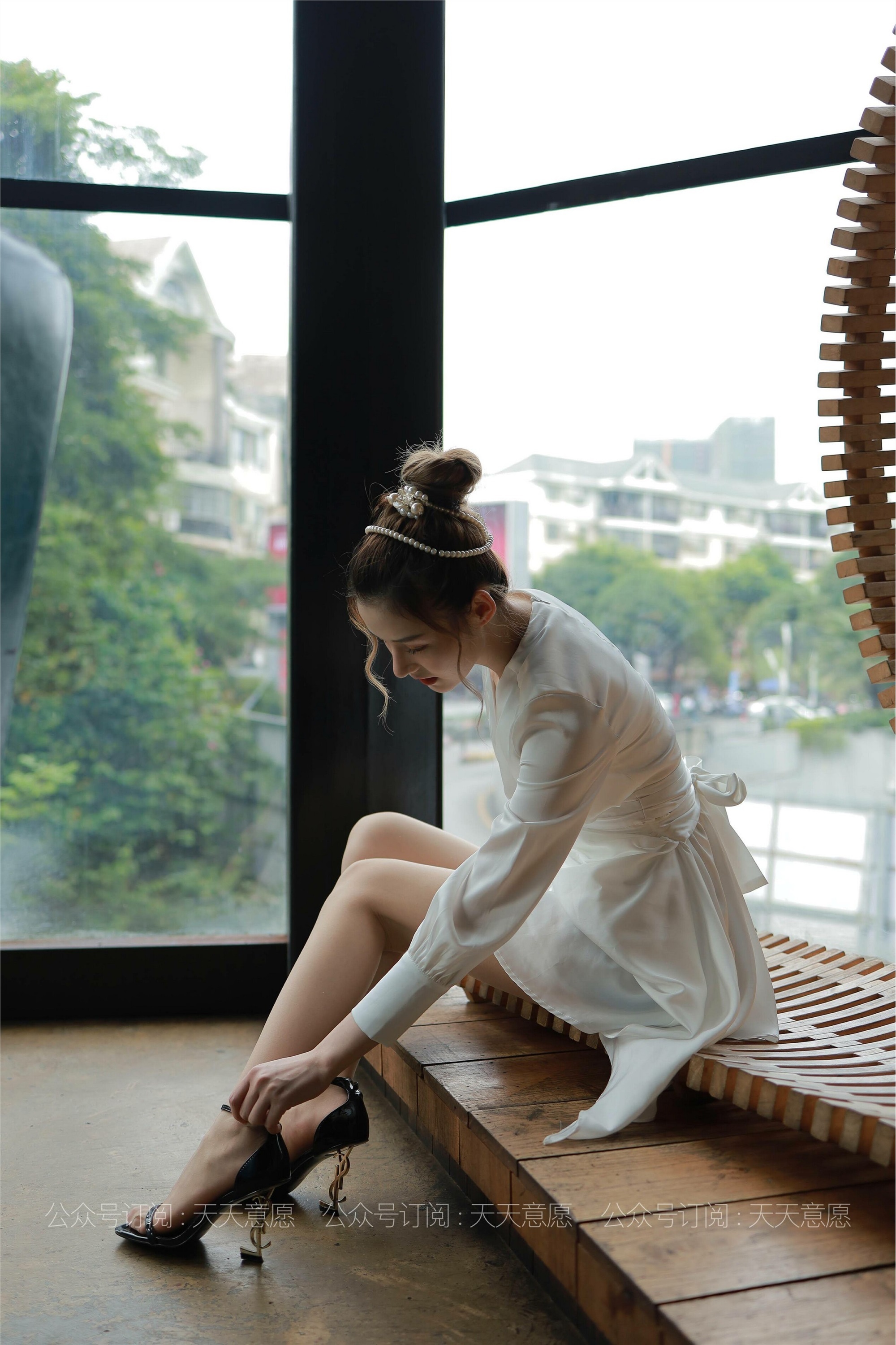 IESS异思趣向 - 模特：九妹《法式连衣裙》